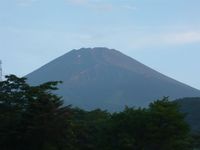 くっきりの富士山
