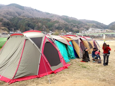 2013年初キャン 笠置キャンプ場 3泊4日～♪♪