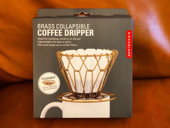 KIKKERLAND / Brass Collapsible Coffee Dripper
