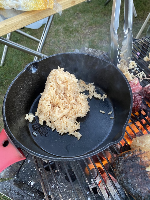 今日も外ご飯ダァ!【焼おにぎり】 今日も外ご飯ダァ!【焼おにぎり】