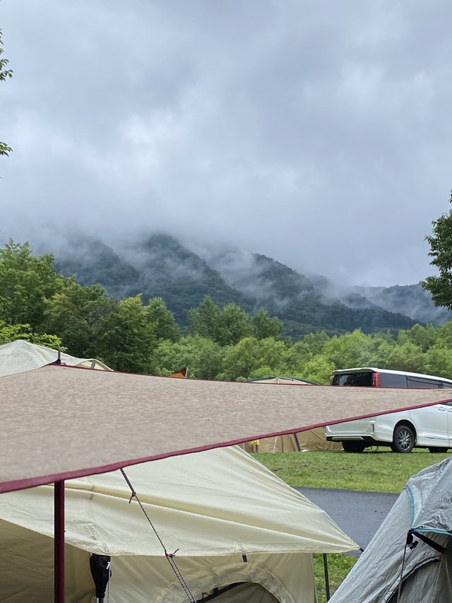 花火見に行ったキャンプ 日高沙流川オートキャンプ場 花火見に行ったキャンプ 日高沙流川オートキャンプ場
