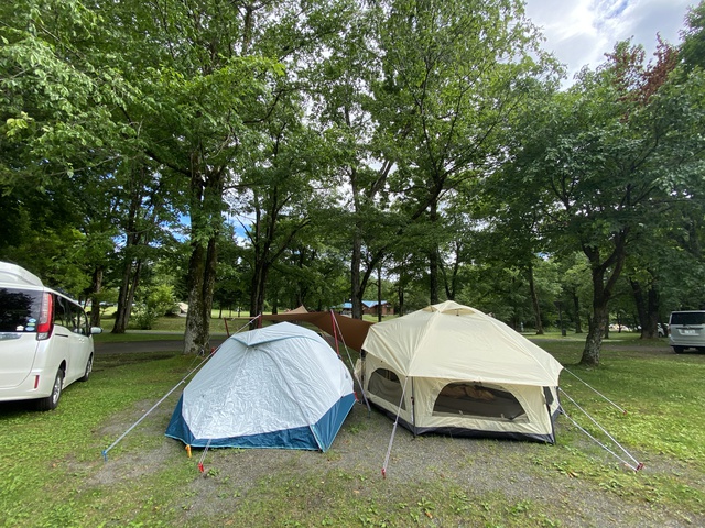花火見に行ったキャンプ 日高沙流川オートキャンプ場 花火見に行ったキャンプ 日高沙流川オートキャンプ場