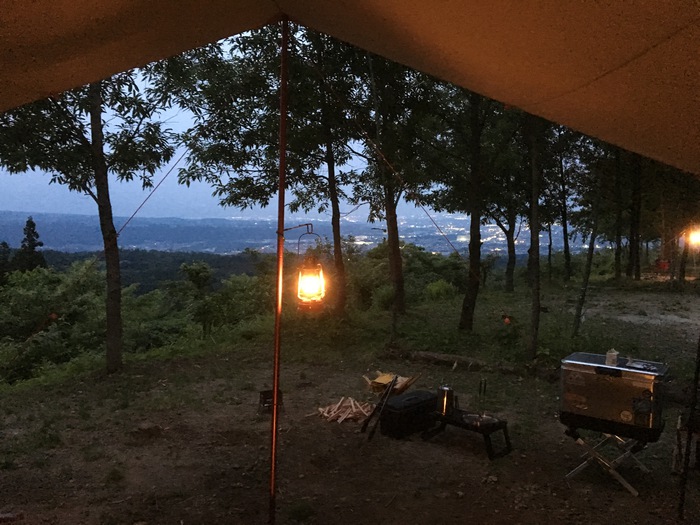 夜景のキレイなキャンプ