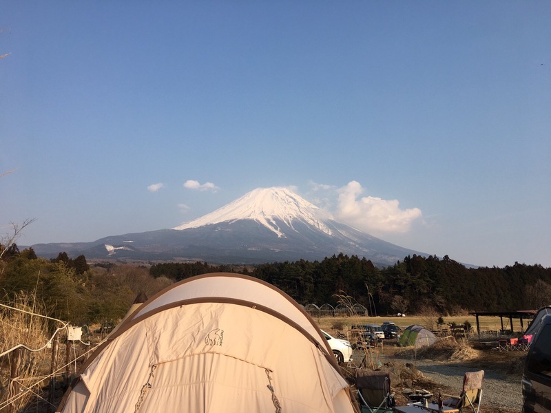 富士ヶ嶺おいしいキャンプ場行ってきましたよ！