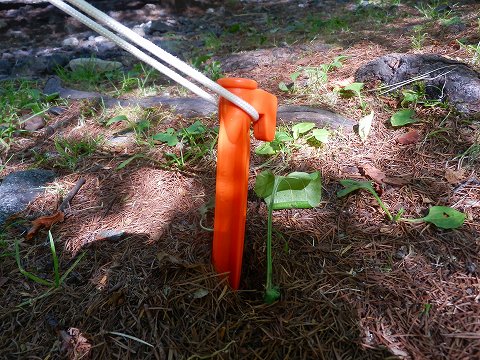 上高地で夏のキャンピング生活