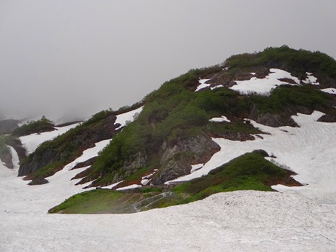 白馬鑓温泉で念願の御来光♪