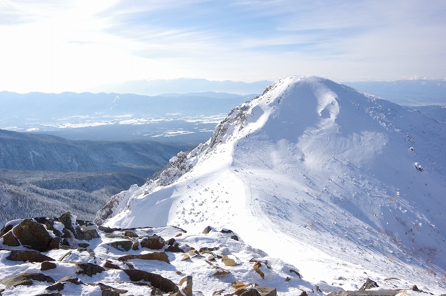 *冬の八ケ岳登山 天狗岳 * 黒百合-中山峠-天狗岳 *冬の八ケ岳登山 天狗岳 * 黒百合-中山峠-天狗岳