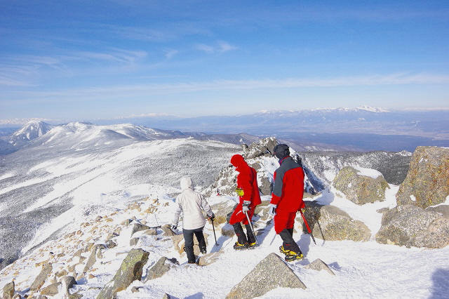 *冬の八ケ岳登山 天狗岳 * 黒百合-中山峠-天狗岳 *冬の八ケ岳登山 天狗岳 * 黒百合-中山峠-天狗岳