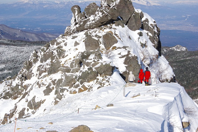 *冬の八ケ岳登山 天狗岳 * 黒百合-中山峠-天狗岳 *冬の八ケ岳登山 天狗岳 * 黒百合-中山峠-天狗岳