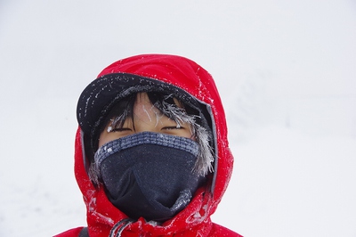 ＊期待に応えて・・ホワイトアウトな美ヶ原登山　＊　