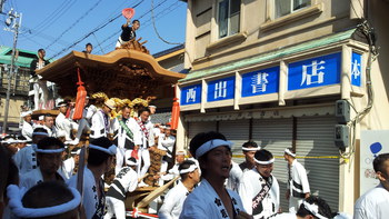 献灯台 & 旧市試験曳き