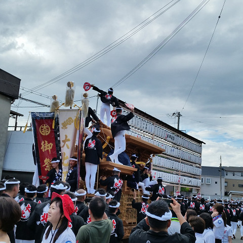 岸和田だんじり祭り 《試験曳き》 岸和田だんじり祭り 《試験曳き》