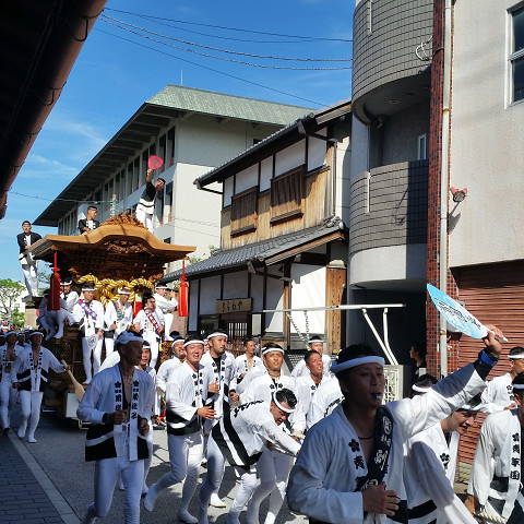 岸和田だんじり祭り 《試験曳き》 岸和田だんじり祭り 《試験曳き》