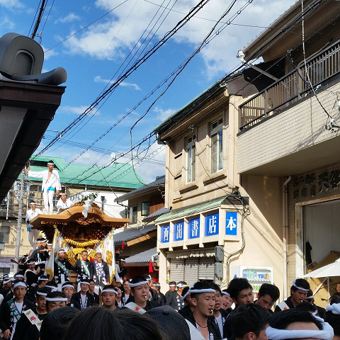 岸和田だんじり祭り 《試験曳き》 岸和田だんじり祭り 《試験曳き》