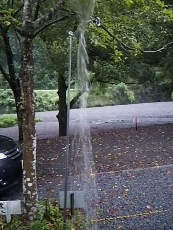 三ツ星オートキャンプ場 その3 ~完全な雨撤収、トーマス、温泉~ 三ツ星オートキャンプ場 その3 ~完全な雨撤収、トーマス、温泉~