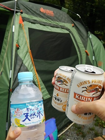 お盆休みの締めくくりは 突然の新富士オートキャンプ場 お盆休みの締めくくりは 突然の新富士オートキャンプ場