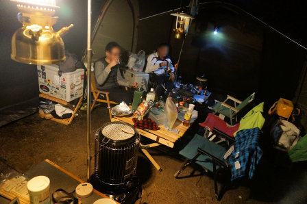 （84）野呂山キャンプ場 （2016.2.13～14）