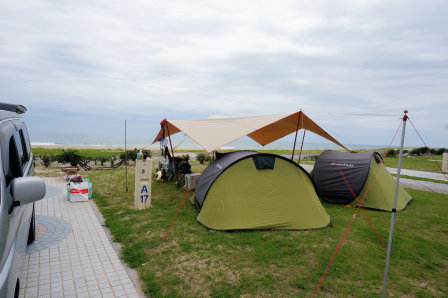 （95）石見海浜公園オートキャンプ場① （2016.7.16～18）