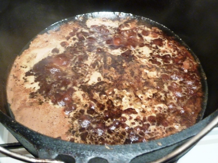 ダッチオーブンdeローストチキン(甘辛ソース)