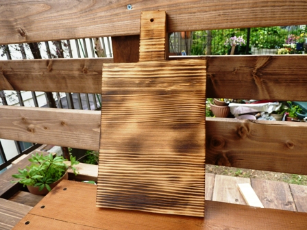 手作りキャンプ用まな板