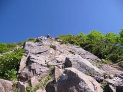 赤岳（真教寺、県界尾根）登山、2010年7月24日(4)