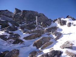 今冬、初の雪山、薬師岳、観音岳　2012年11月19日(3)
