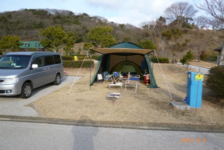 （8）竜王山公園オートキャンプ場①（2013.2.9～11）
