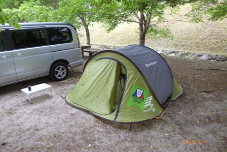 （15）岩倉ファームパークキャンプ場（2013.5.31～6.1）