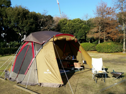 若洲海浜公園キャンプ場で、今年最後のソロキャン～！　その１