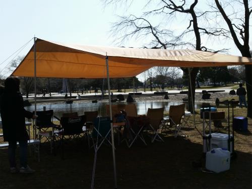 初めての庄和総合公園で、楽しいデイキャン～！