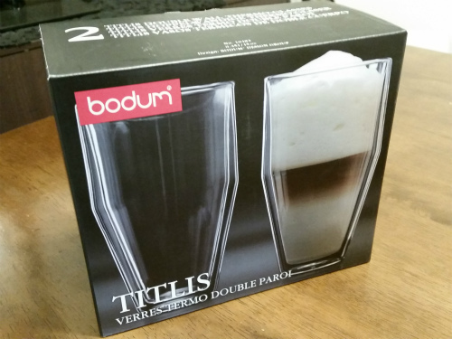 キャンプに使えるかな？　bodum TITLIS ダブルウォールグラス ～！