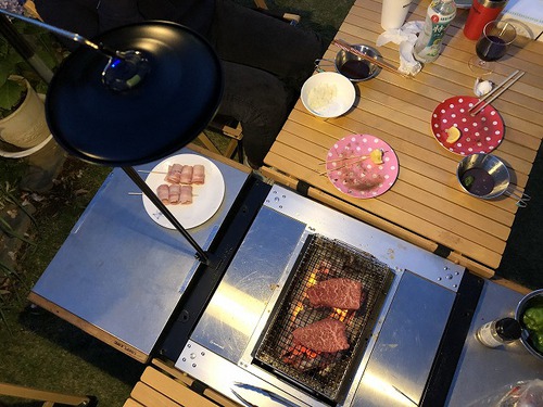 久しぶりにスノピの「IGT」にユニの「ユニセラTG」をビルトインしてのBBQ！！