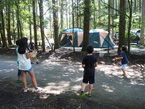 日光だいや川公園オートキャンプ場で、夏休みキャンプ～！その３