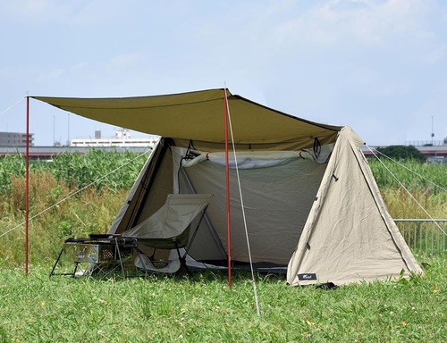 To the people who love camp.:FIELDOORから二股ポール採用の