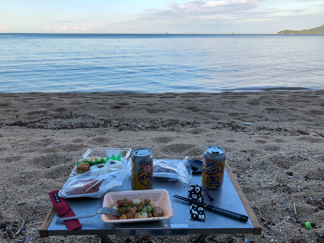 やっとキャンプに来れた。〜小浦〜