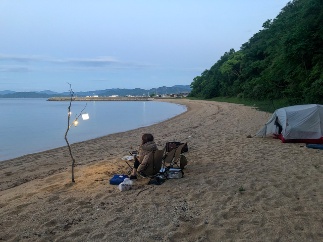 やっとキャンプに来れた。〜小浦〜