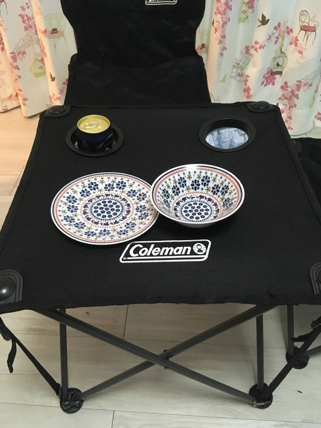 インドア派パパのアウトドア日記:Coleman コンパクトチェアテーブル ...