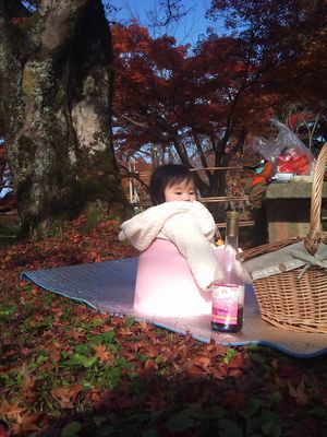 村松公園にてピクニック