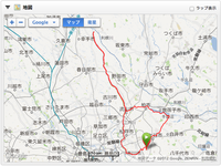 走り納め 2012/12/31 22:37:58