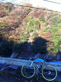 道志みち〜山伏峠〜山中湖　初ヒルクライム 2011/11/25 17:00:00