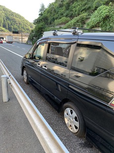 高速道路でのバーストの噺 2020/08/24 11:23:21