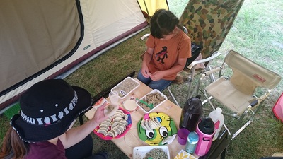 オヤジ会 ＩＮ くのわき親水公園キャンプ場