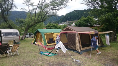くのわき親水公園キャンプ場6月6日