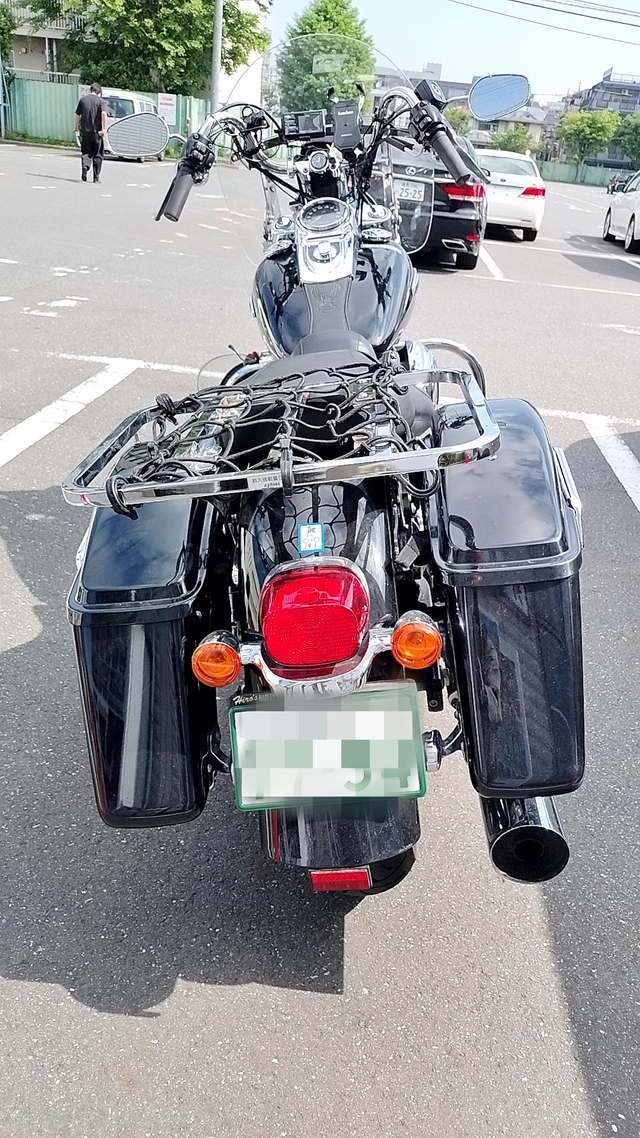 バイクのナンバー変更