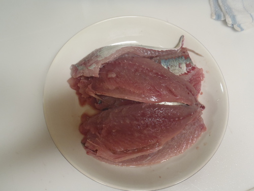 サバの刺身にチャレンジ