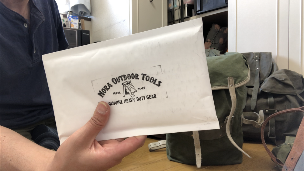 ben's camp note:お昼の暇人～ミリタリーコットンバッグのパラフィン