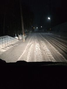 一瞬で雪景色 2023/01/24 19:10:30
