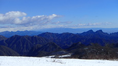 雪原の物見山を散策♪