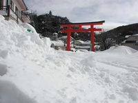 大雪の芦ノ湖 2014/02/17 21:14:52