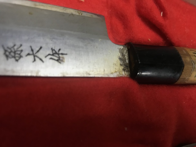 釣りはなかなか行けませんがダマスカス和包丁購入 釣りはなかなか行けませんがダマスカス和包丁購入